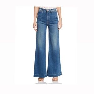 Mother- The Swooner Roller Wide Leg Jean